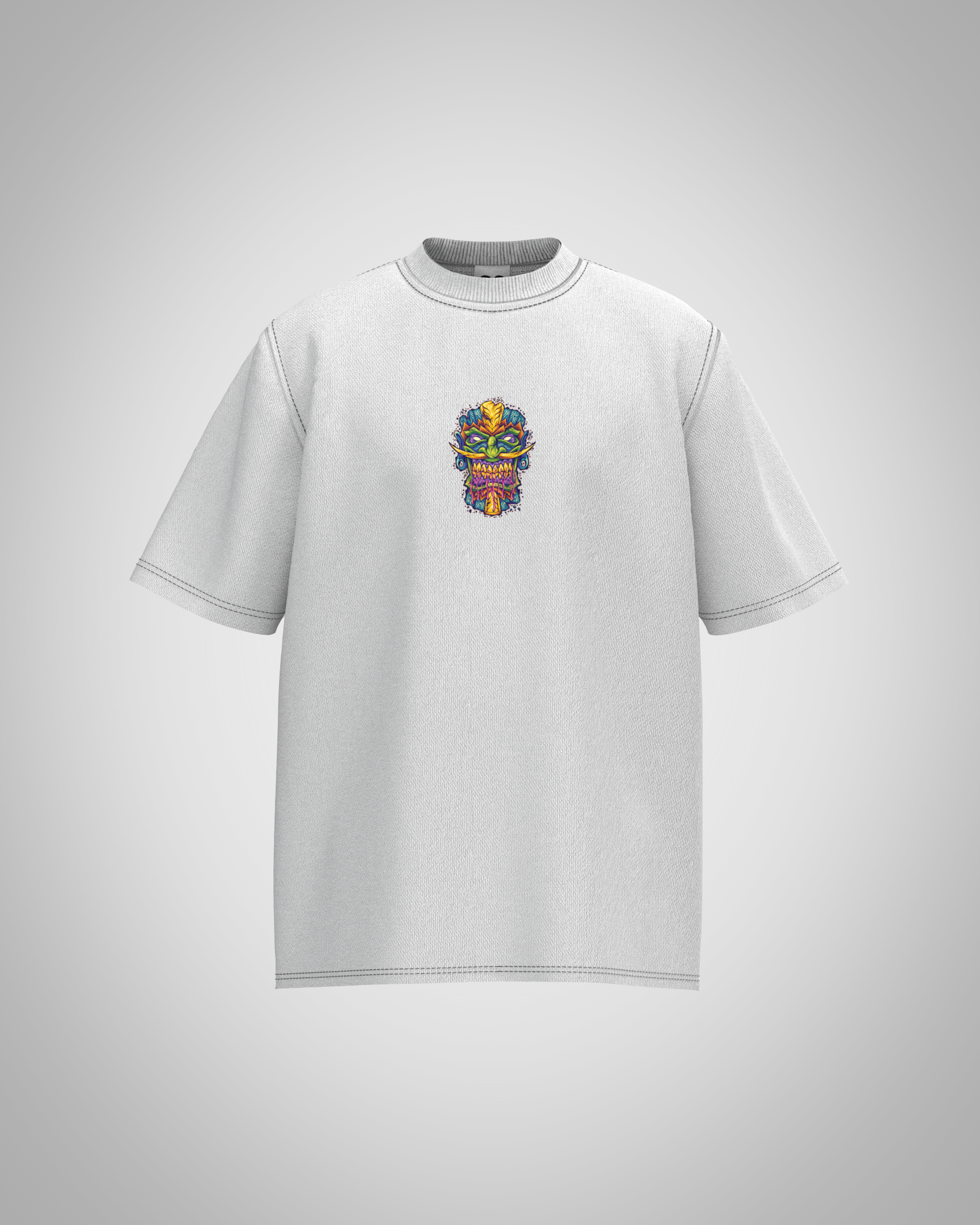 “Krampus” Oversized Graphic T-Shirt – Dark Mythology Edition
