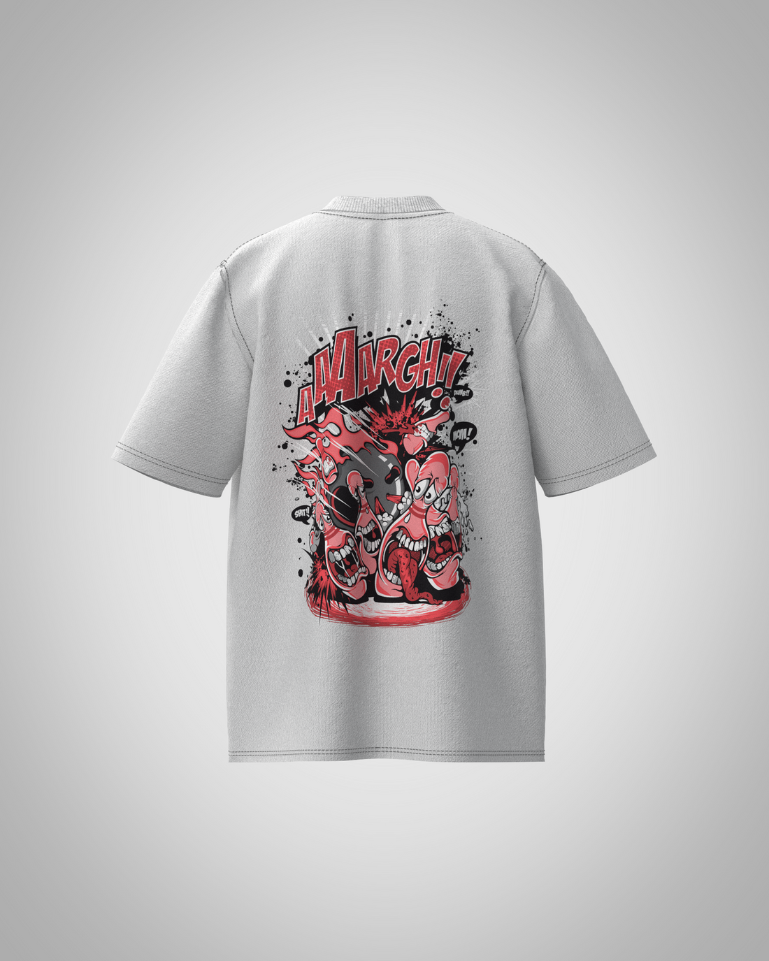 “AAARGH!!” Comic Graphic T-Shirt – Chaotic Streetwear Edition