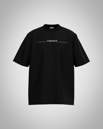 “All Eyes On Me” Oversized Graphic T-Shirt – Motivational Streetwear Edition