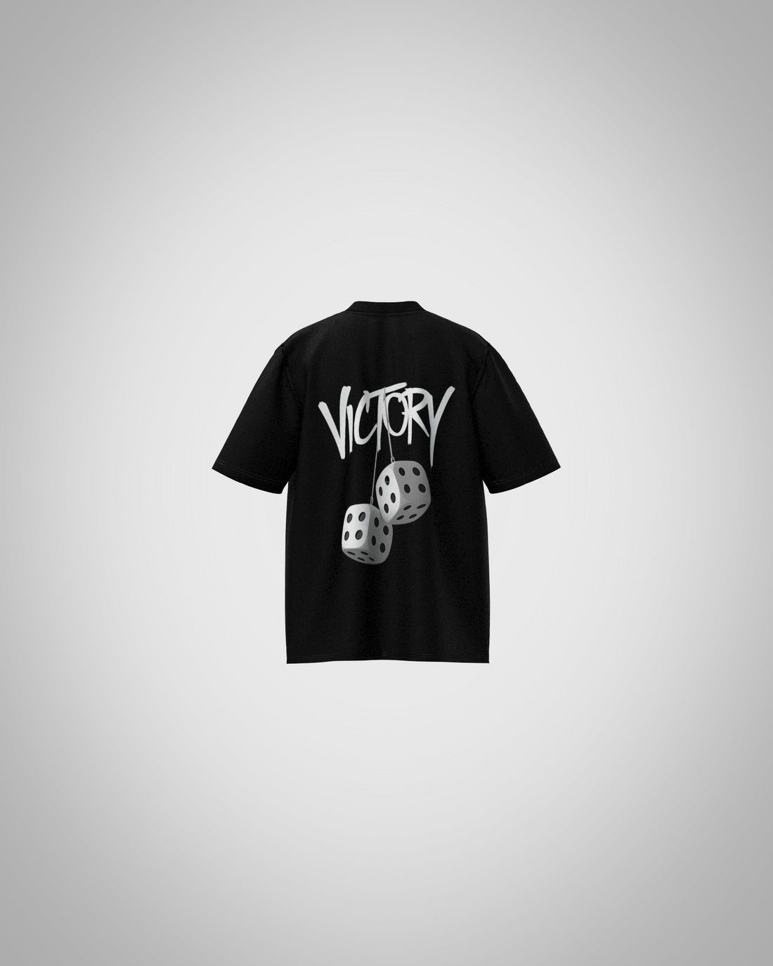 “Victory” Dice Graphic T-Shirt – Bold Streetwear Edition