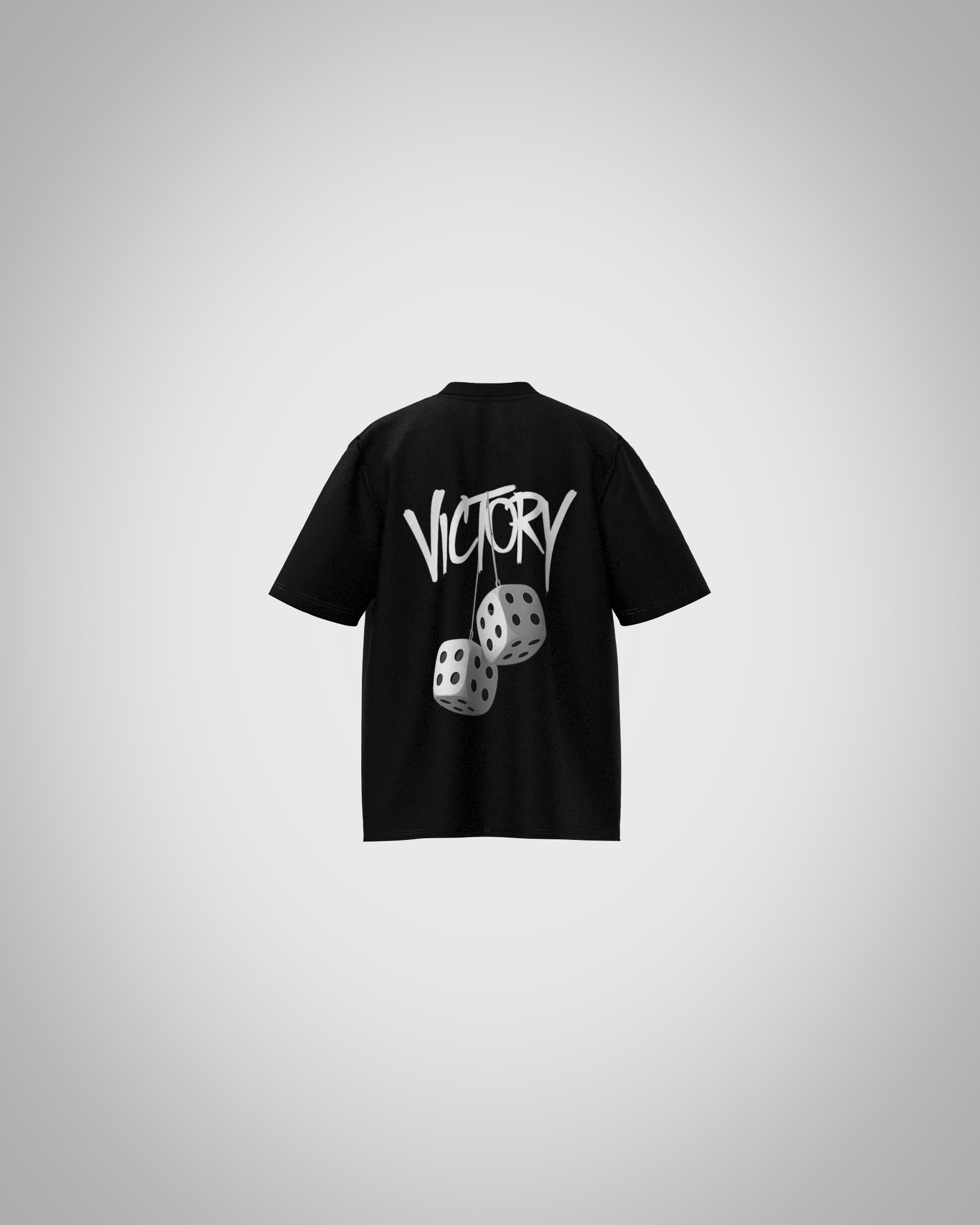 “Victory” Dice Graphic T-Shirt – Bold Streetwear Edition