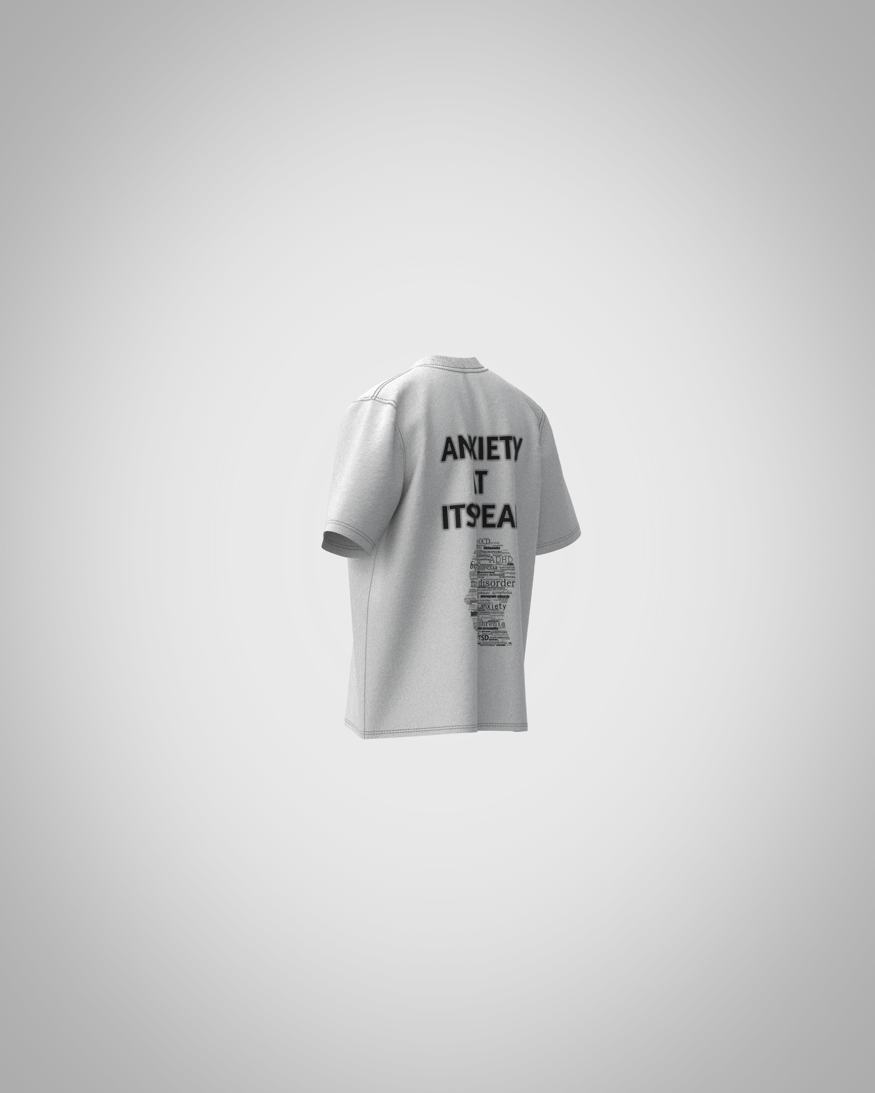 “Anxiety At Its Peak” Graphic T-Shirt – Mental Health Awareness Edition