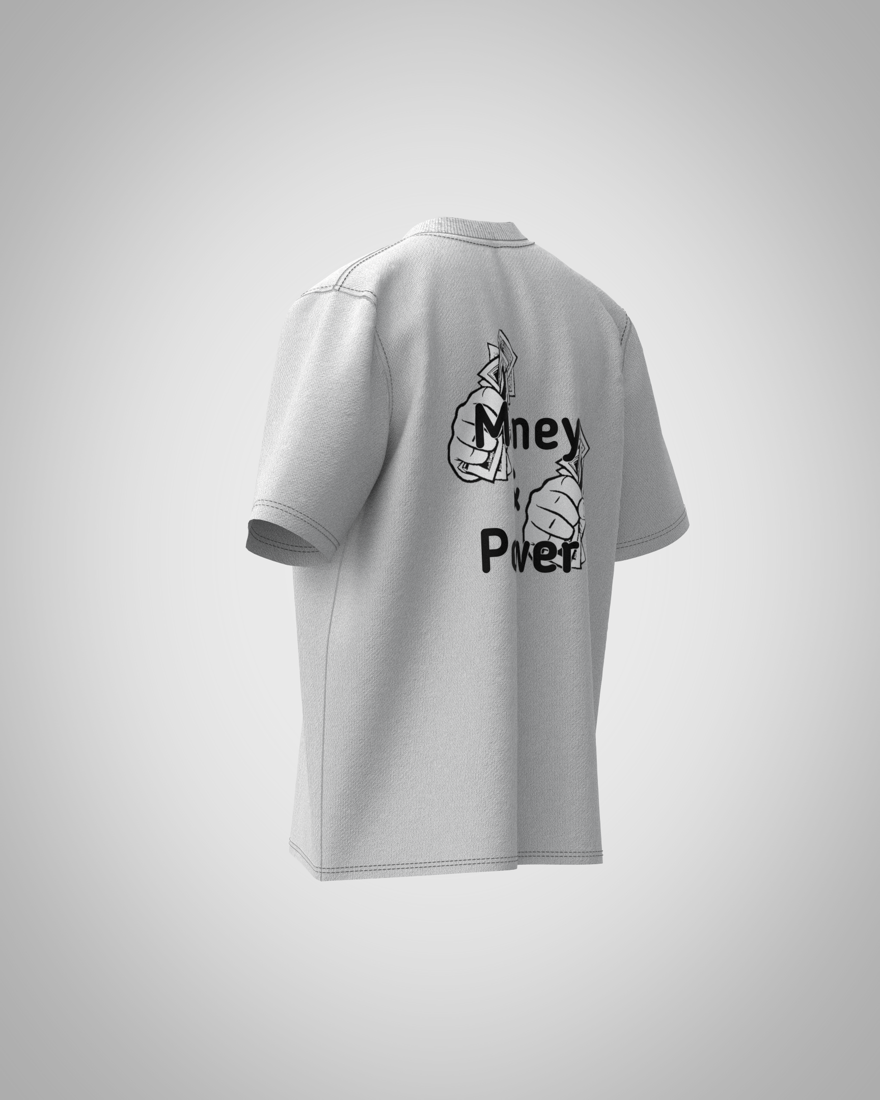 “Money & Power” Graphic T-Shirt – Bold Streetwear Statement