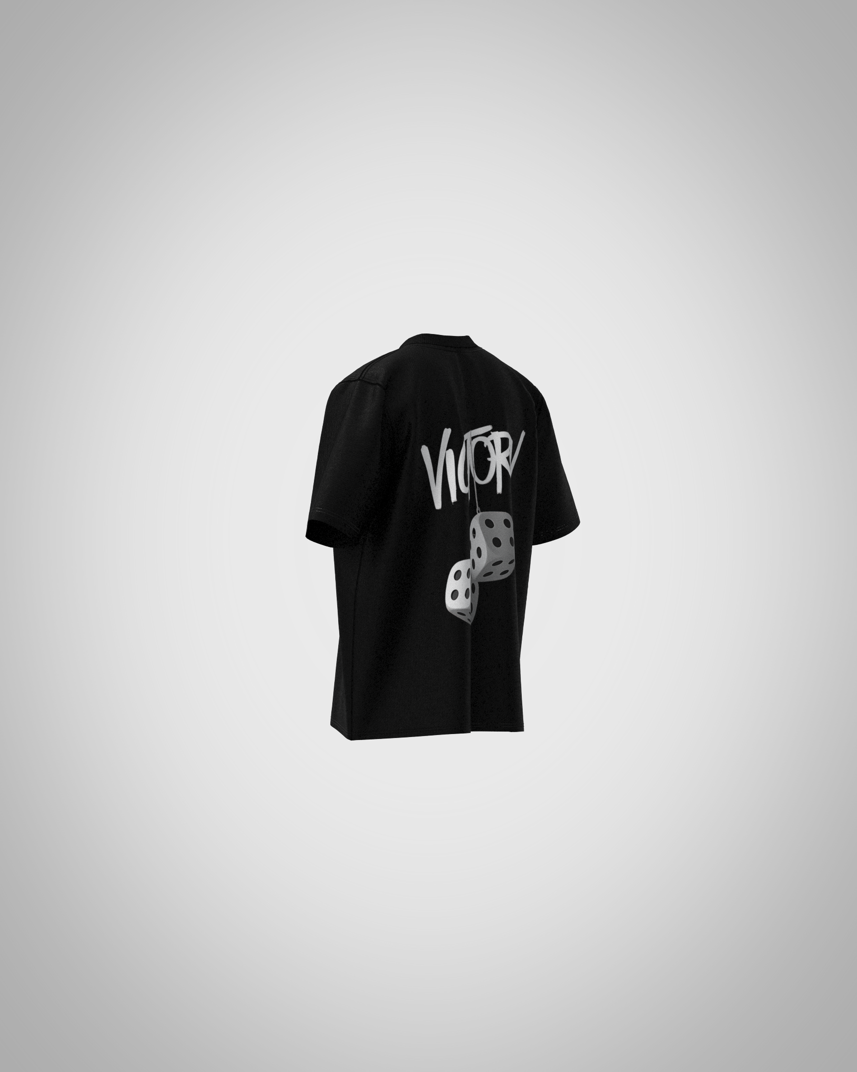 “Victory” Dice Graphic T-Shirt – Bold Streetwear Edition