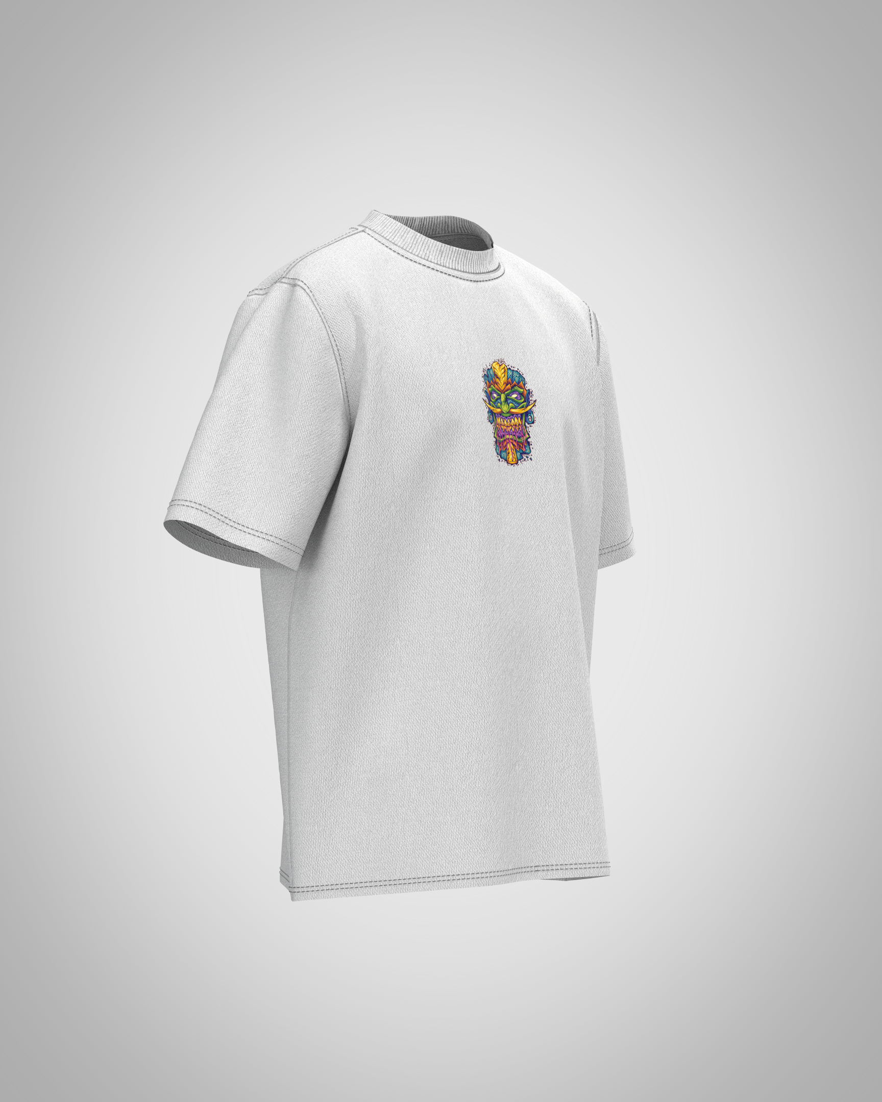 “Krampus” Oversized Graphic T-Shirt – Dark Mythology Edition