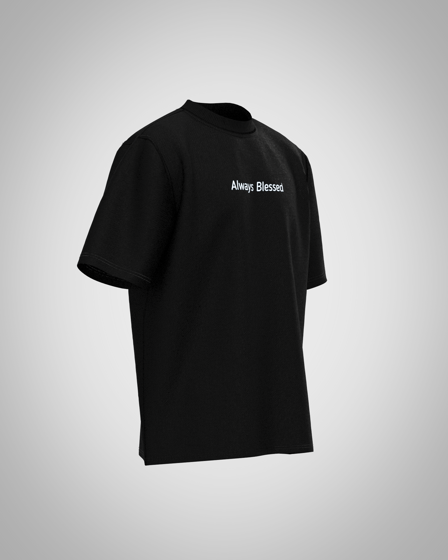 “Blessed” Snake & Hand Graphic T-Shirt – Symbolic Streetwear Edition