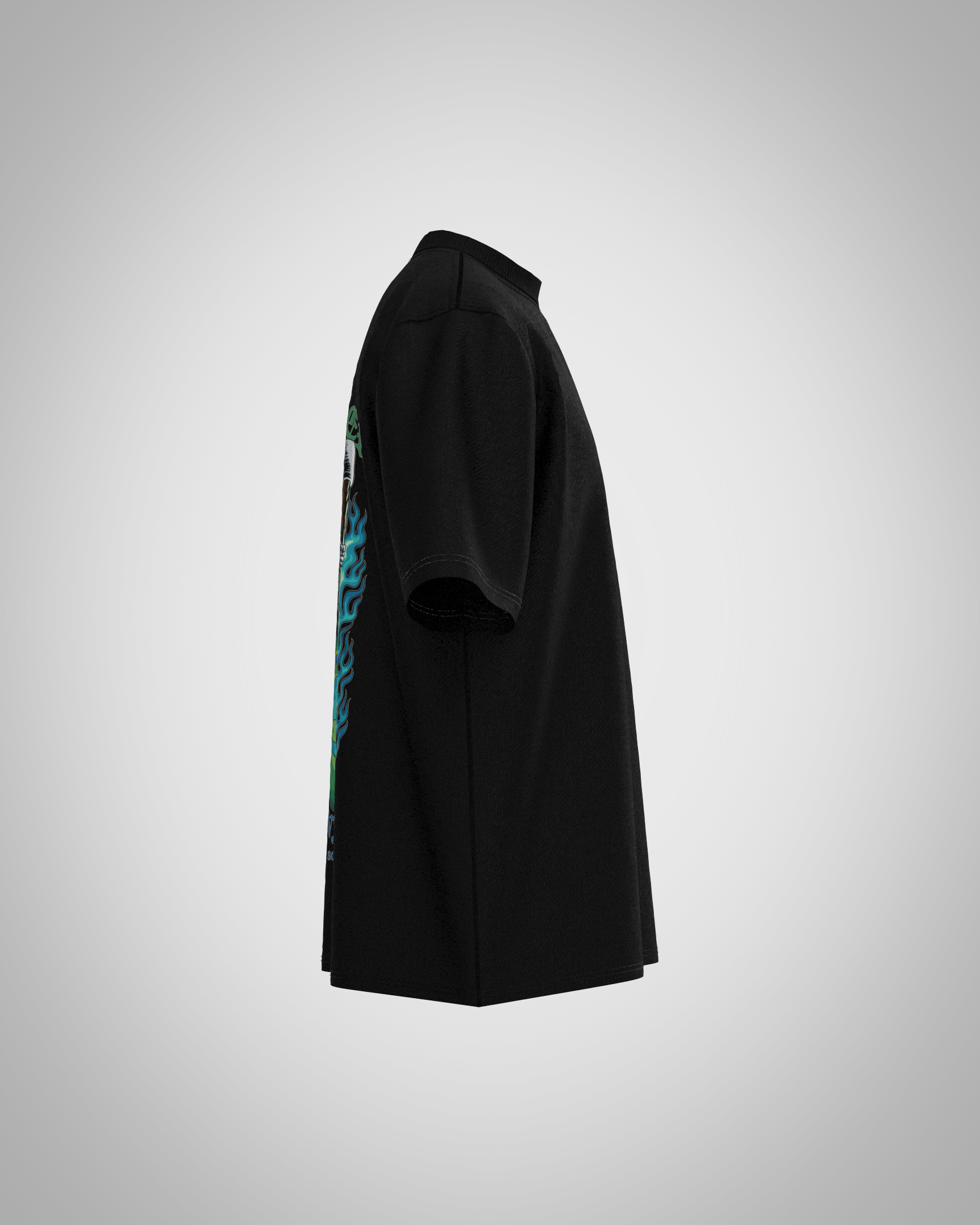 “Controller of the Universe” Grim Reaper Graphic T-Shirt – Dark Cosmic Edition