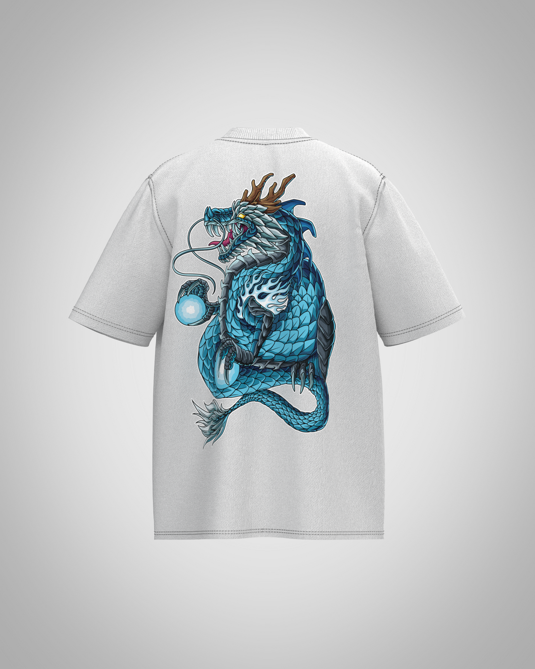 “Dragon Orb” Mythic Graphic T-Shirt – Legendary Streetwear Edition