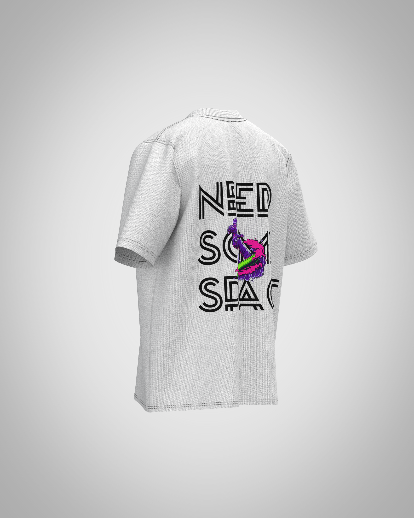 “Need Some Space” Astronaut Graphic T-Shirt – Futuristic Streetwear Edition