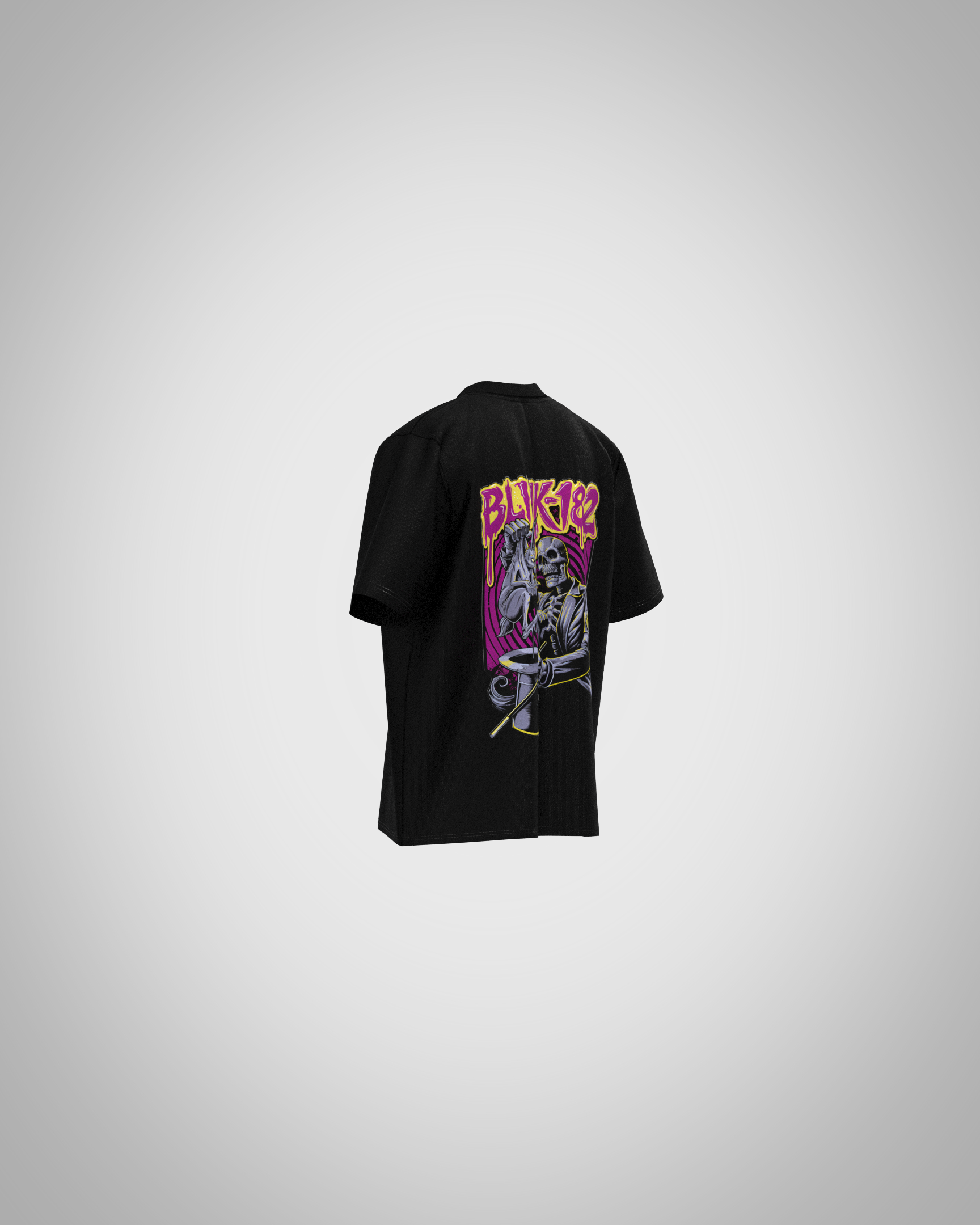 Blink-182 Skeleton Graphic T-Shirt – Pop-Punk Band Edition
