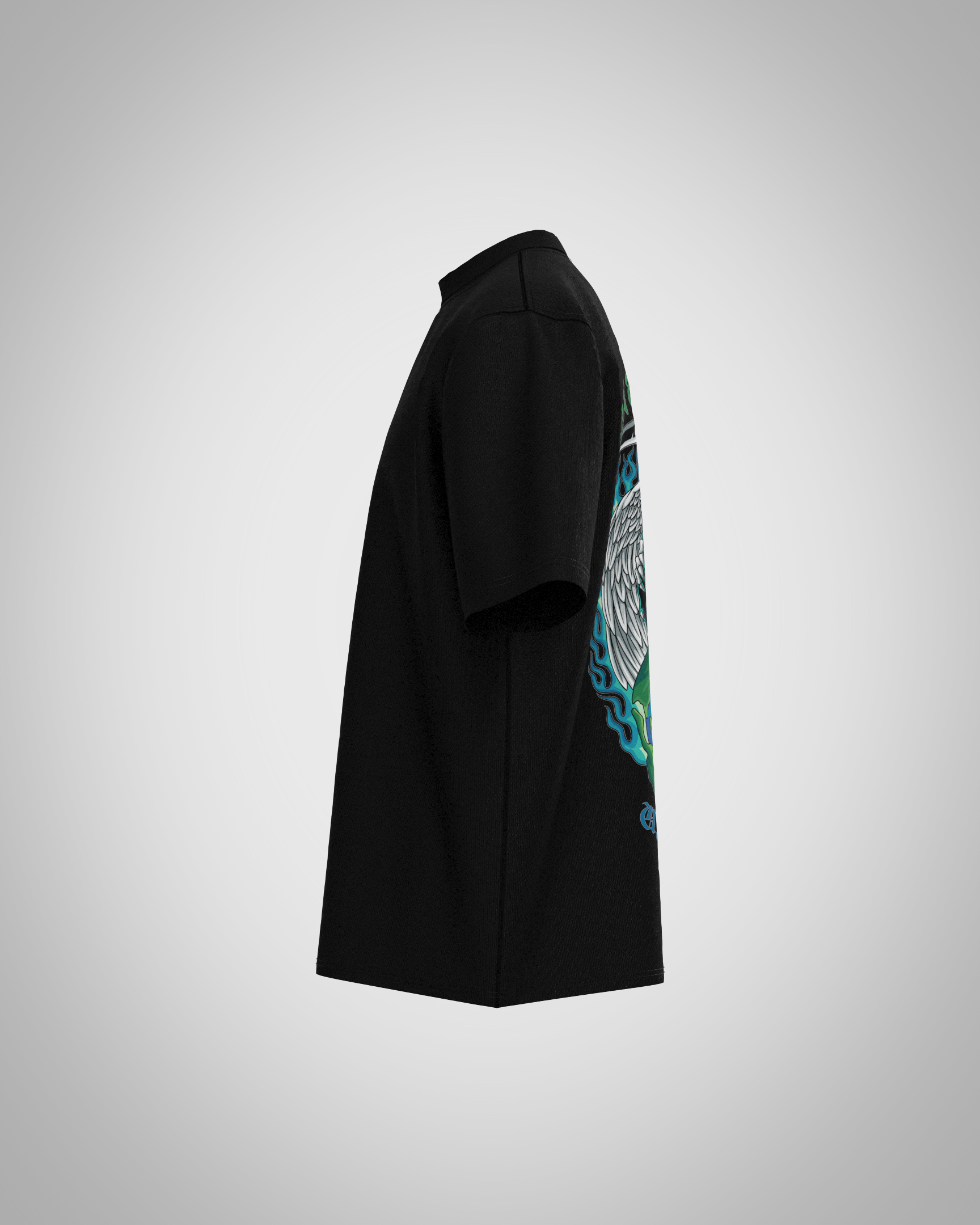 “Controller of the Universe” Grim Reaper Graphic T-Shirt – Dark Cosmic Edition