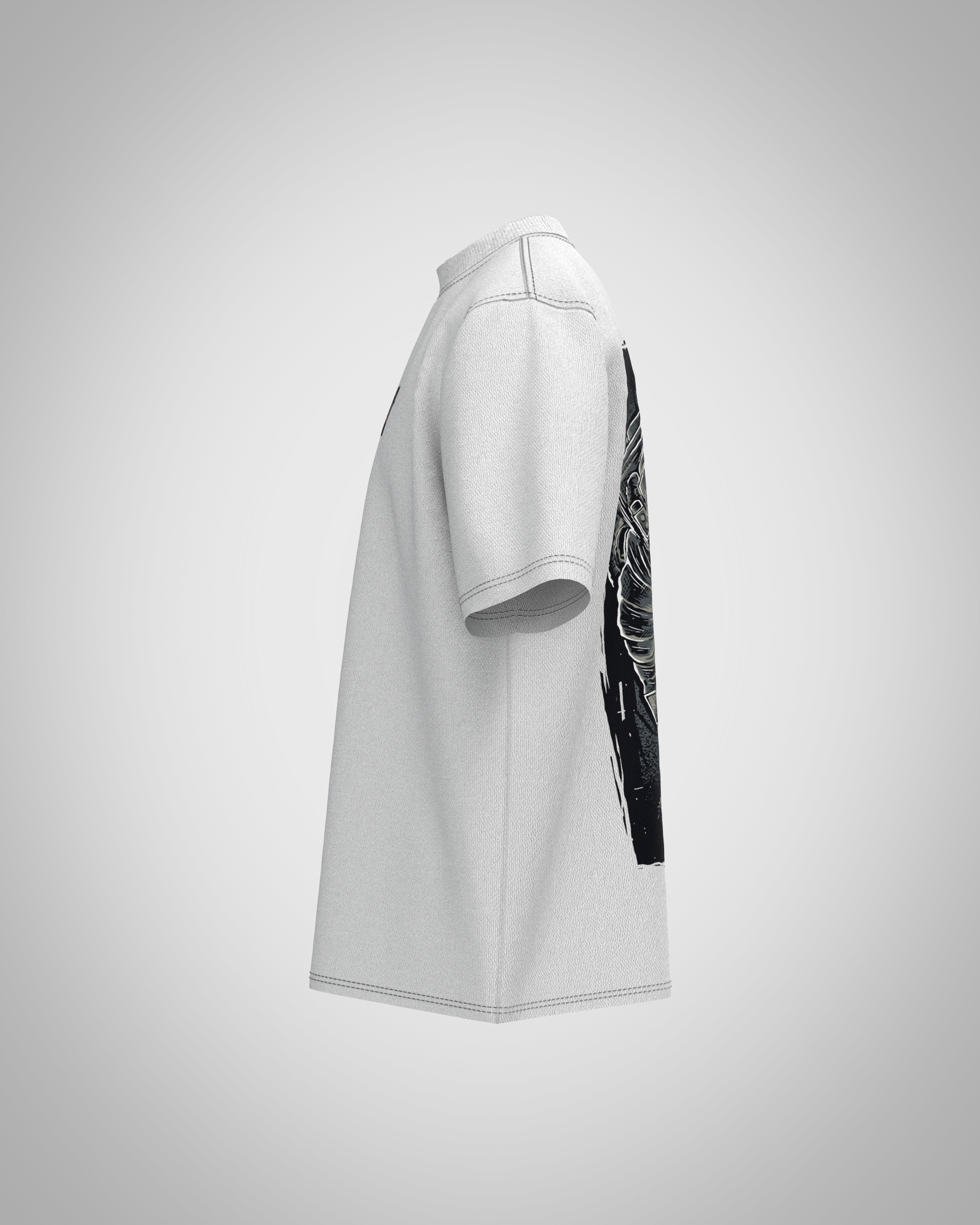 “Space” Astronaut Graphic T-Shirt – Minimalist Cosmic Edition
