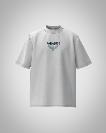 “Paradise Owl” Graphic T-Shirt – Artistic Streetwear Edition