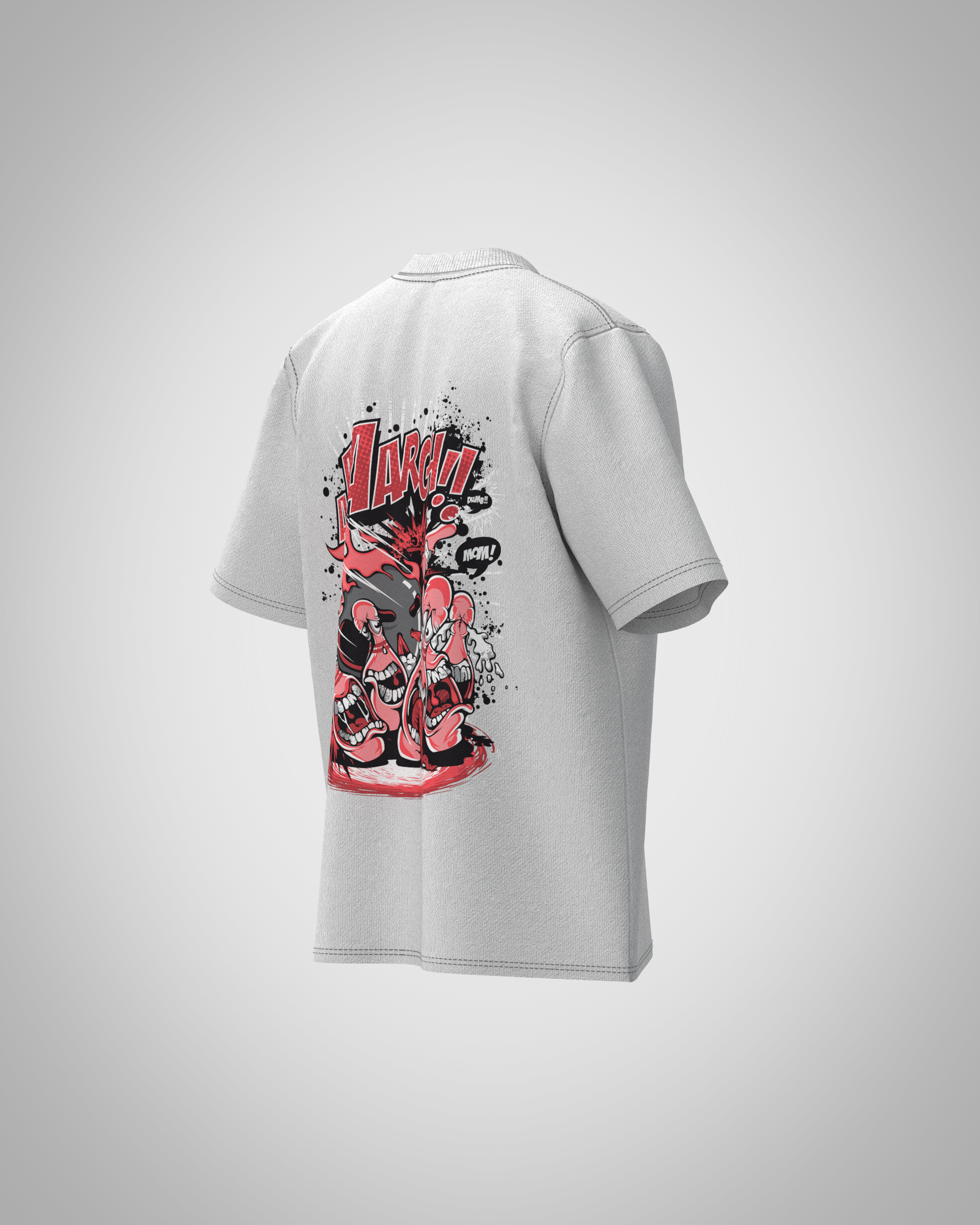 “AAARGH!!” Comic Graphic T-Shirt – Chaotic Streetwear Edition