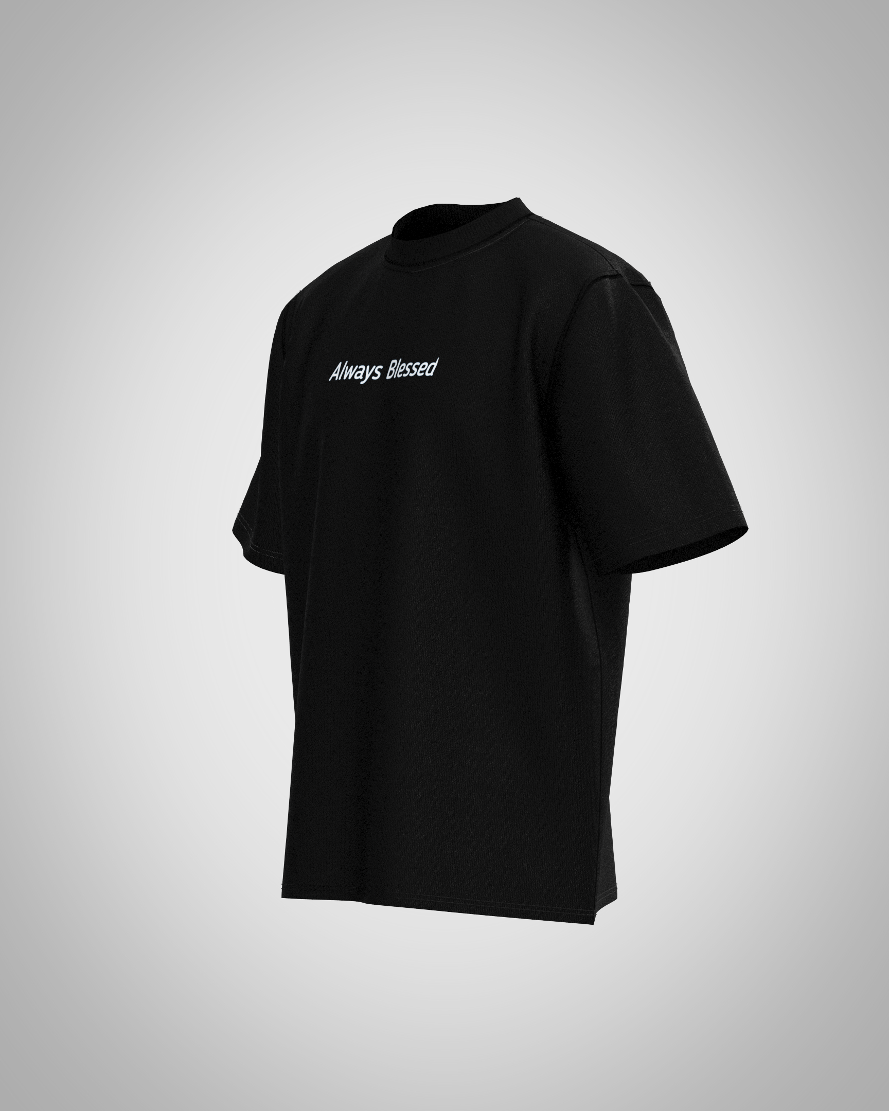 “Blessed” Snake & Hand Graphic T-Shirt – Symbolic Streetwear Edition