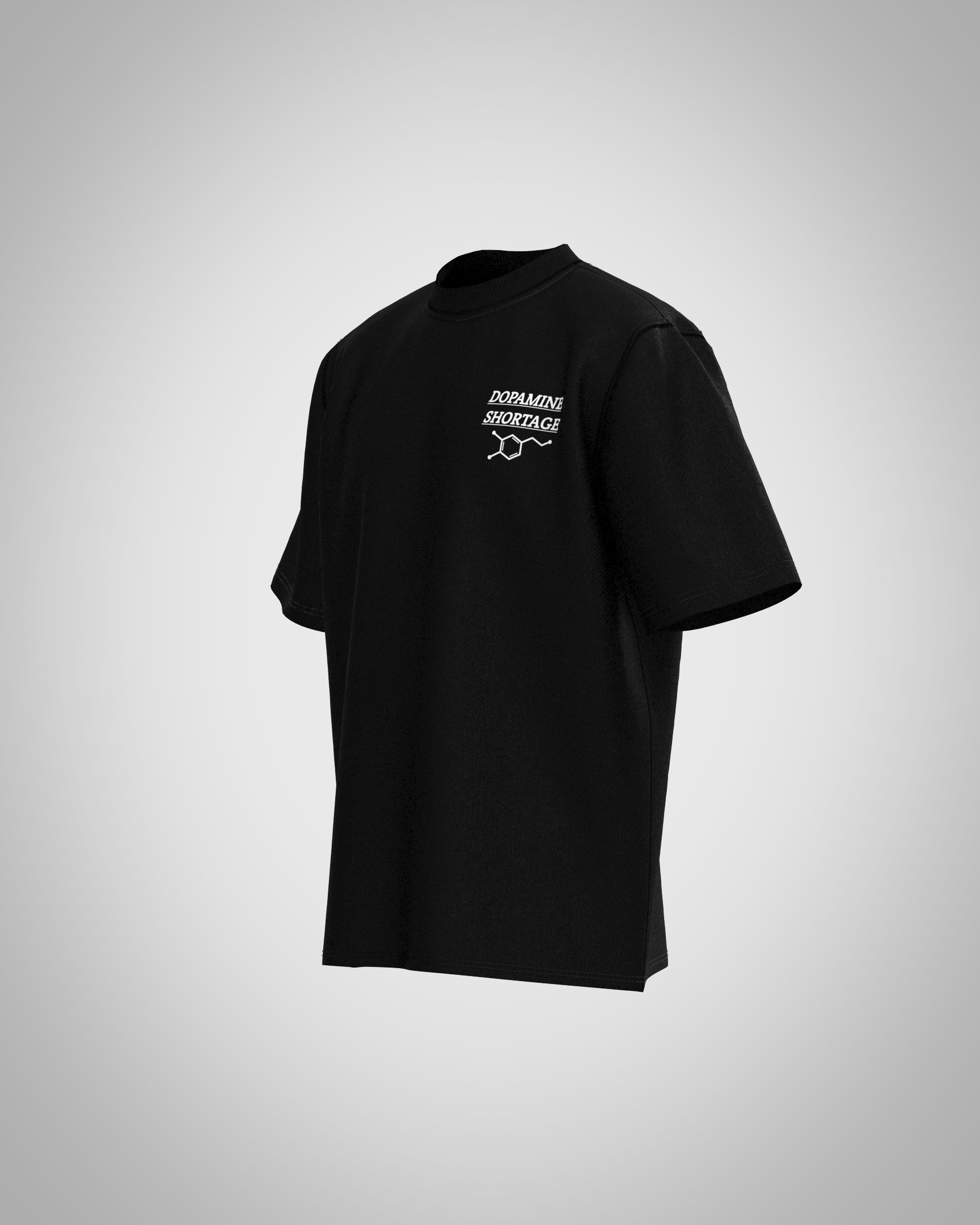 “I Need Dopamine” Chemical Graphic T-Shirt – Science Streetwear Edition