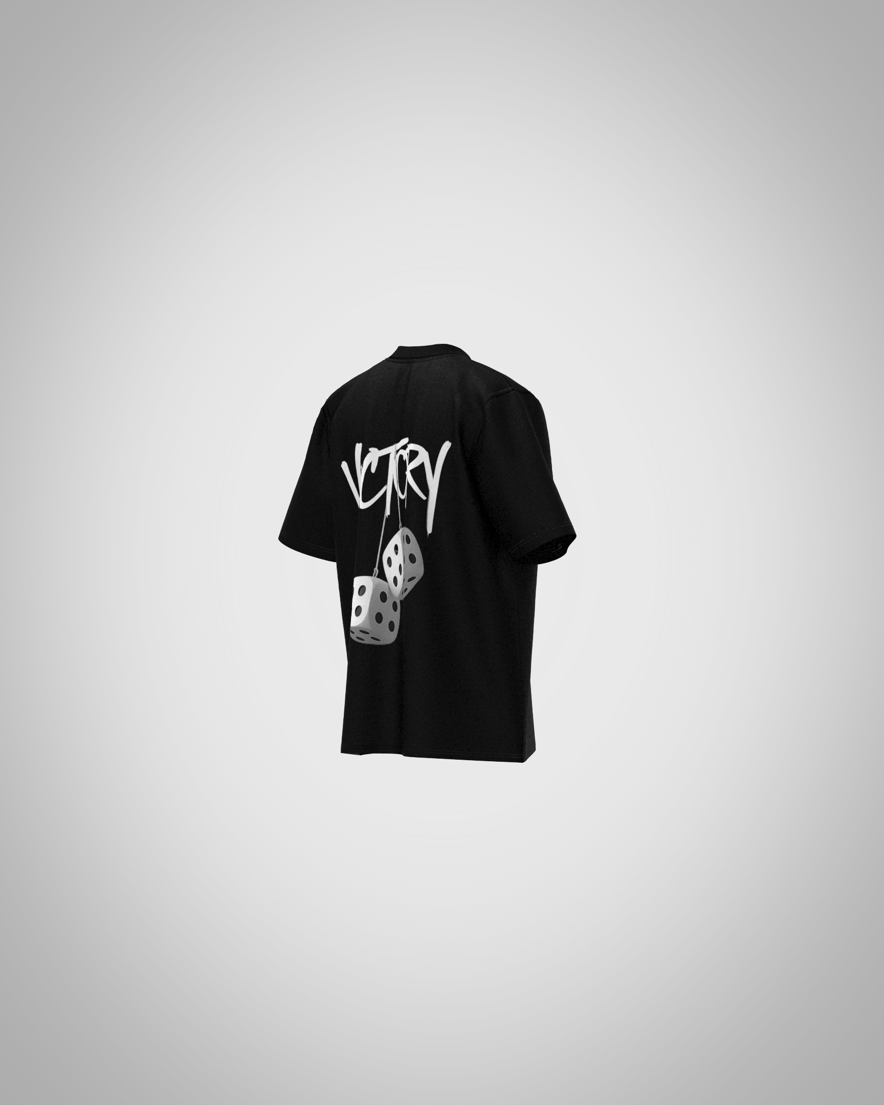 “Victory” Dice Graphic T-Shirt – Bold Streetwear Edition