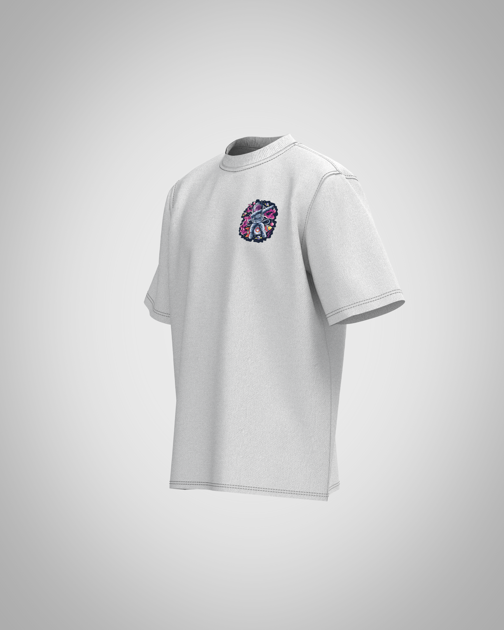 “Need Some Space” Astronaut Graphic T-Shirt – Futuristic Streetwear Edition